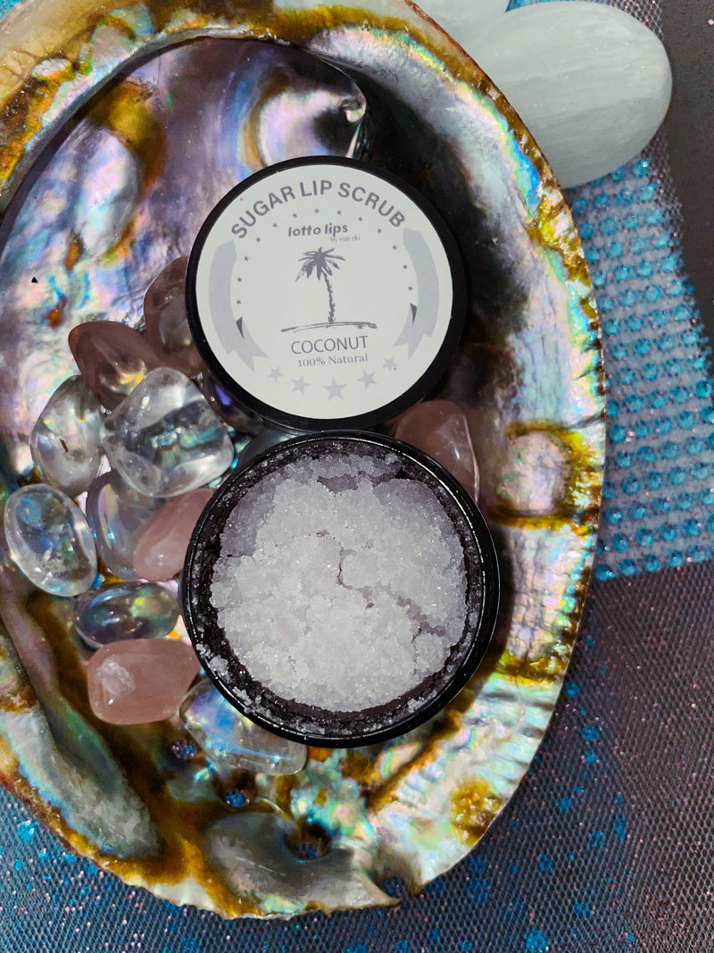 coconut lip scrub